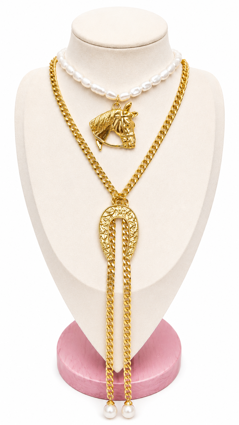 Collar doble edición vaquera