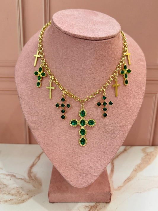 Collar de zirconias