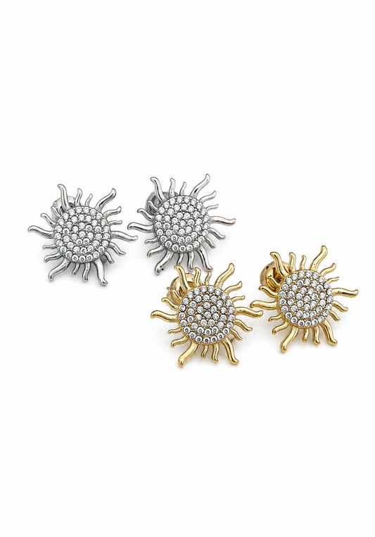 Aretes con zirconia
