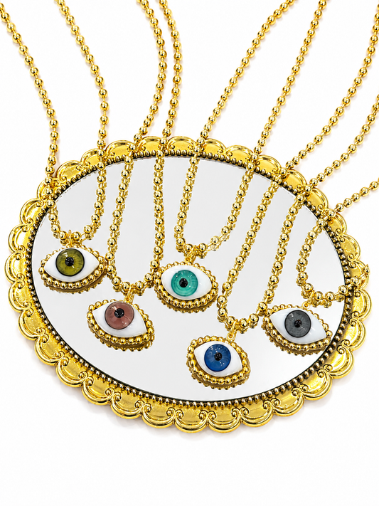 Collar ojo turco de cristal