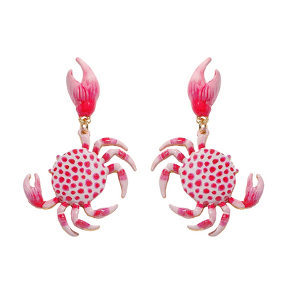 Aretes cangrejos