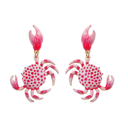 Aretes cangrejos