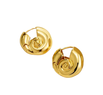 Aretes arracada caracol