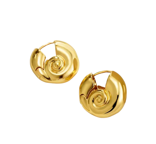 Aretes arracada caracol