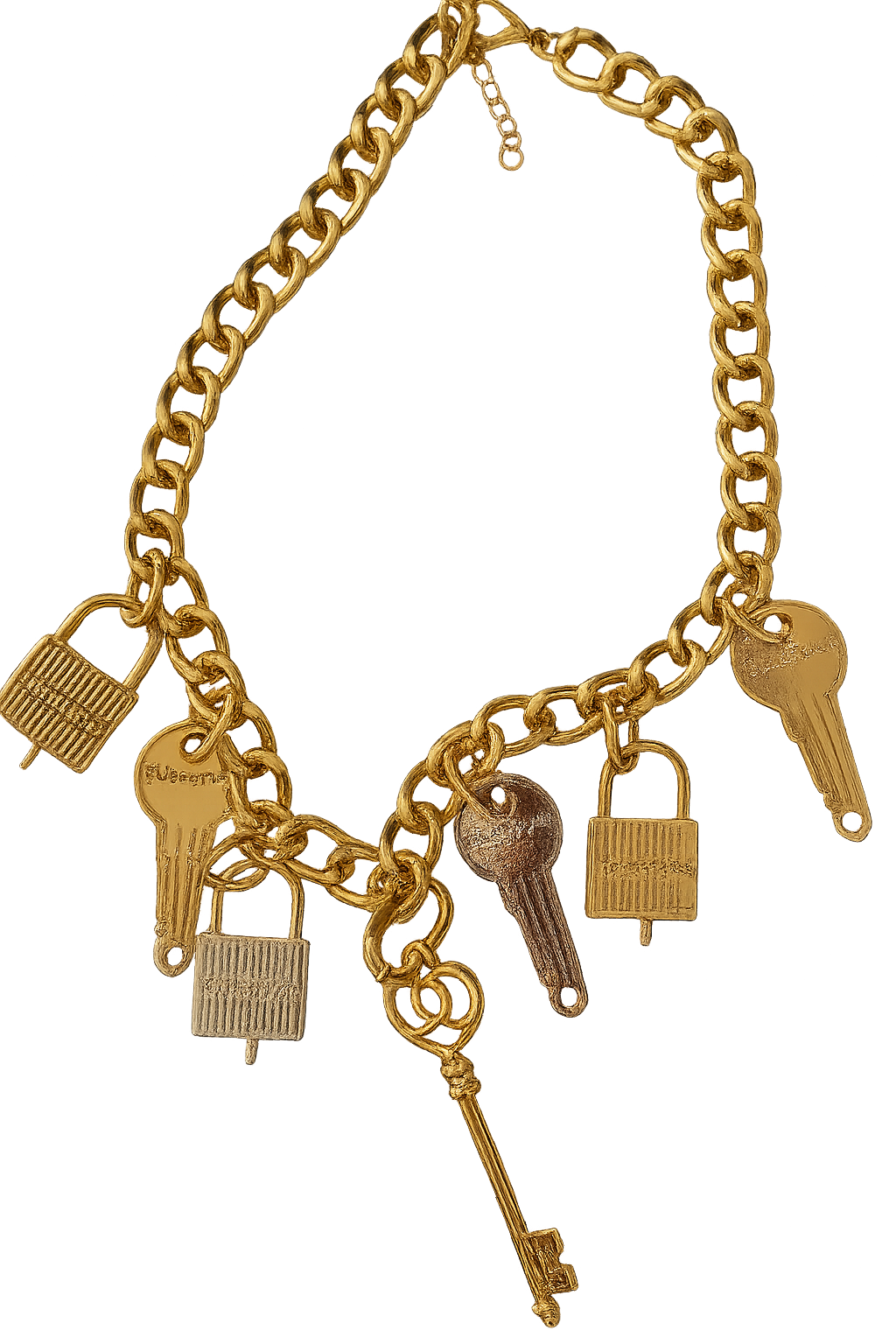 Collar dijes de llaves