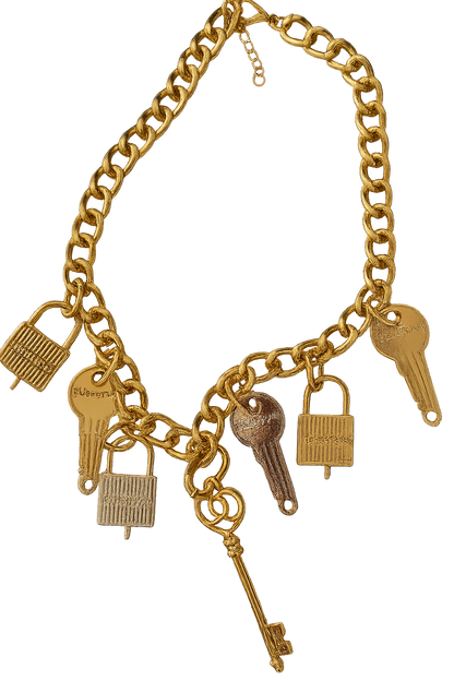 Collar dijes de llaves